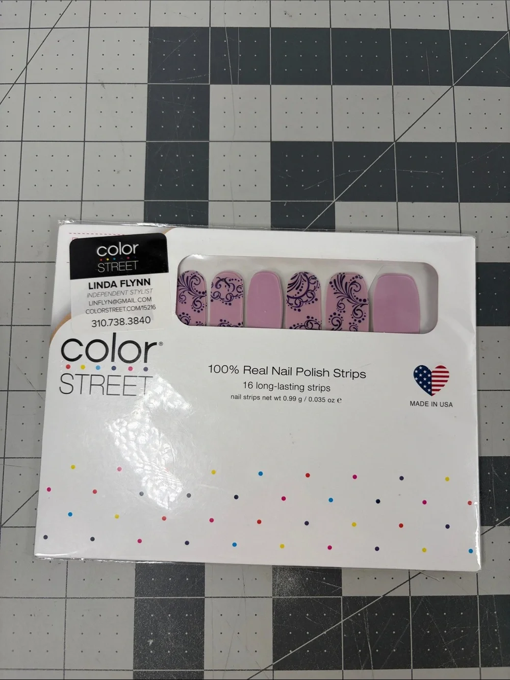 Color Street Nail Polish Strips Lot of 7 Glitter Solid & Pattern